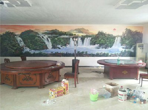 秭归墙绘-写实风景