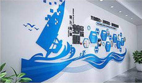 秭归海浪主题文化墙如何设计？