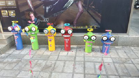 秭归商业区彩绘