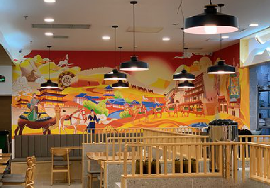 秭归商业空间彩绘介绍。