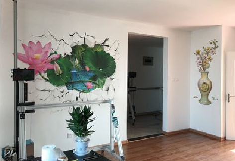 秭归墙体彩绘相比墙纸的优势。