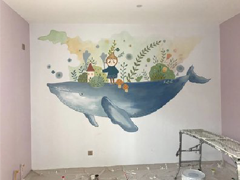 秭归手绘墙的特点及优势。